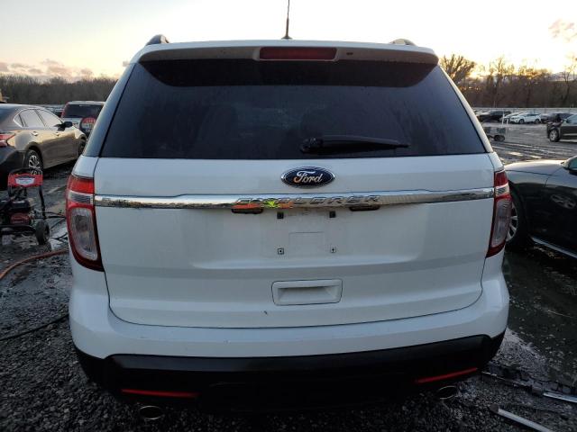 1FM5K7B87DGC57032 - 2013 FORD EXPLORER WHITE photo 6