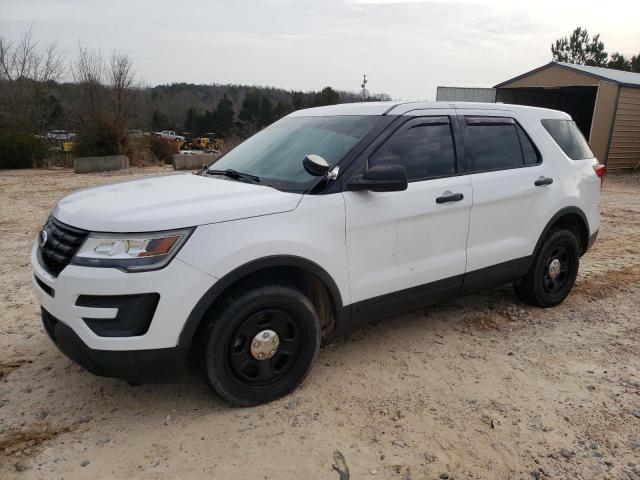 1FM5K8AR6HGD92248 - 2017 FORD EXPLORER POLICE INTERCEPTOR Weiß Foto 1
