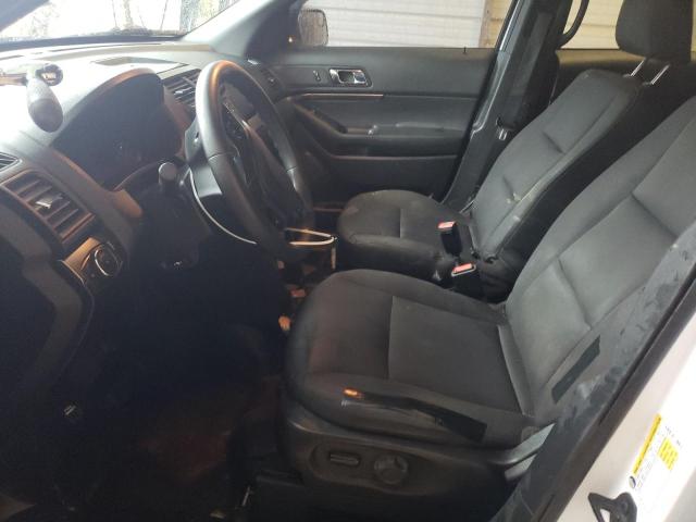 1FM5K8AR6HGD92248 - 2017 FORD EXPLORER POLICE INTERCEPTOR Weiß Foto 7