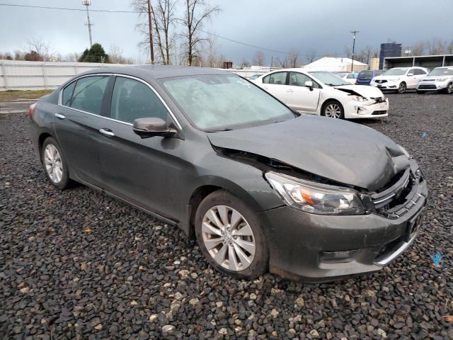 1HGCR2F87EA092142 - 2014 HONDA ACCORD EXL GRAY photo 4