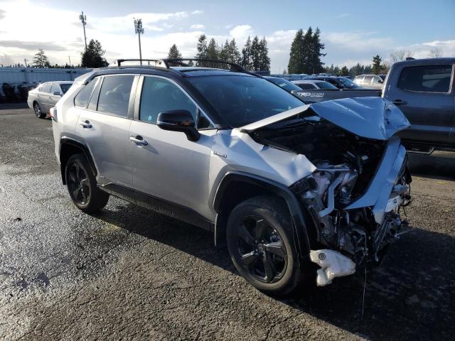 4T3E6RFV3MU033300 - 2021 TOYOTA RAV4 XSE SILVER photo 4