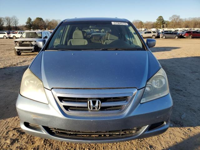 5FNRL38436B001922 - 2006 HONDA ODYSSEY EX BLUE photo 5