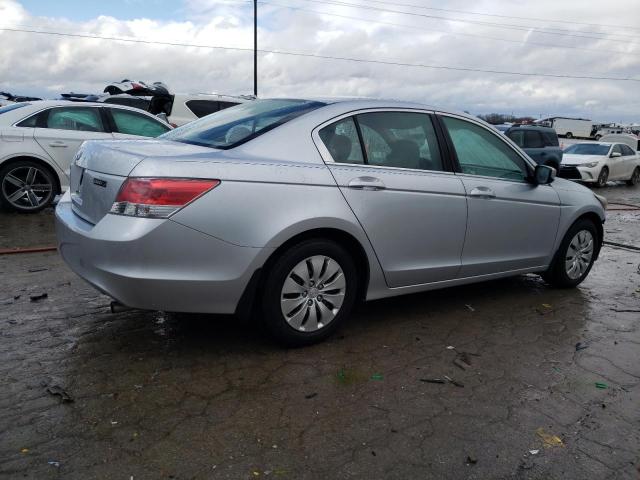 1HGCP26319A048542 - 2009 HONDA ACCORD LX SILVER photo 3