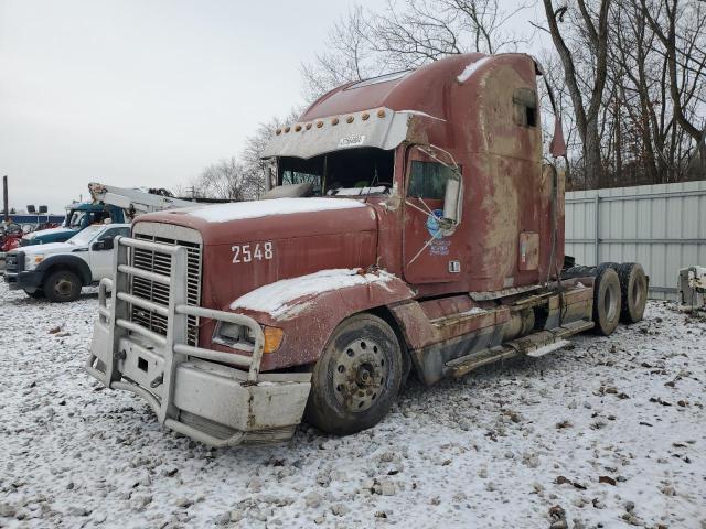 1FUYDSEB6WL802548 - 1998 FREIGHTLINER CONVENTION FLD120 BURGUNDY photo 2