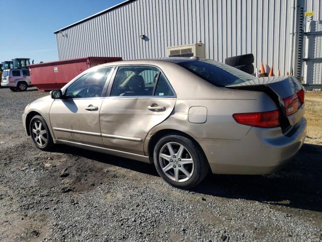 1HGCM66525A047508 - 2005 HONDA ACCORD EX TAN photo 2