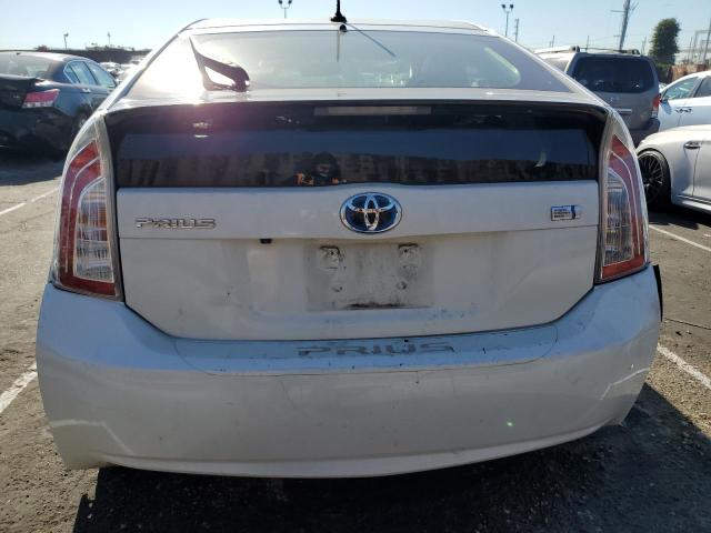 JTDKN3DU1F0431660 - 2015 TOYOTA PRIUS WHITE photo 6