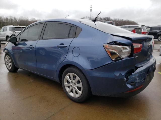 KNADM4A37G6559698 - 2016 KIA RIO LX BLUE photo 2