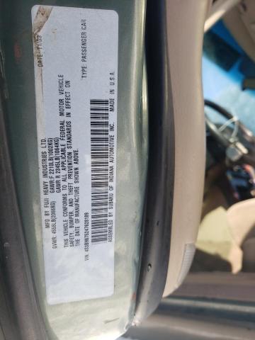 4S3BH675247628189 - 2004 SUBARU LEGACY OUTBACK AWP 绿色 照片 12