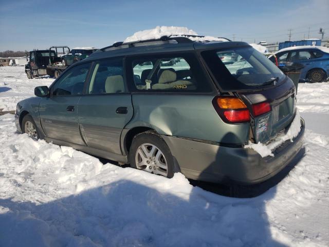 4S3BH675247628189 - 2004 SUBARU LEGACY OUTBACK AWP 绿色 照片 2