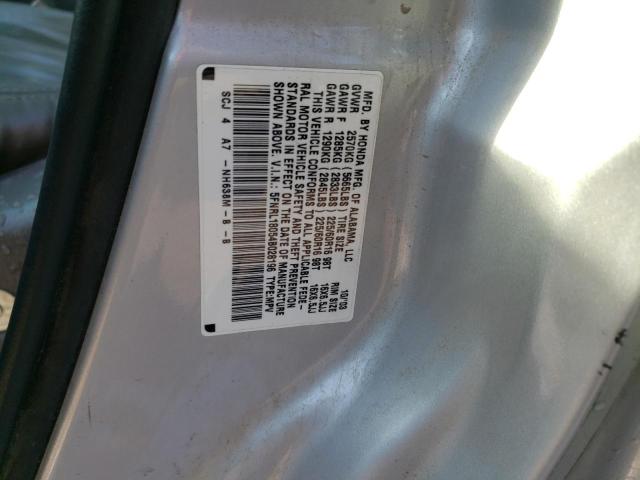 5FNRL18054B028196 - 2004 HONDA ODYSSEY EXL SILVER photo 13