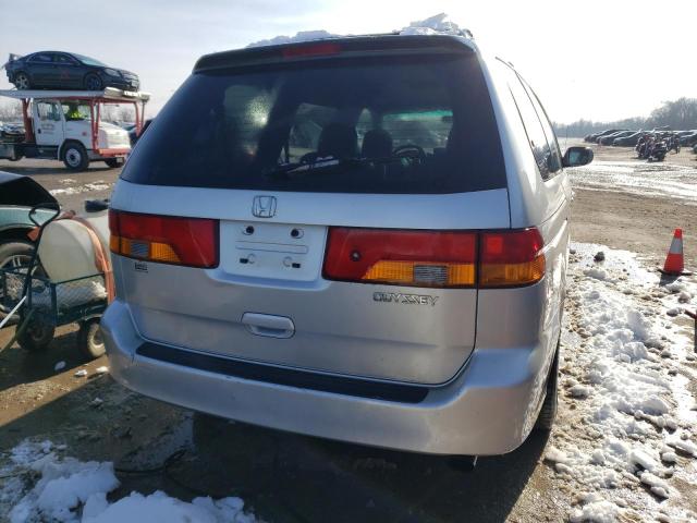 5FNRL18054B028196 - 2004 HONDA ODYSSEY EXL SILVER photo 6