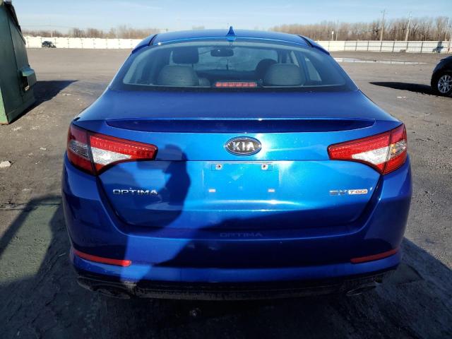 5XXGR4A64CG044004 - 2012 KIA OPTIMA SX BLUE photo 6