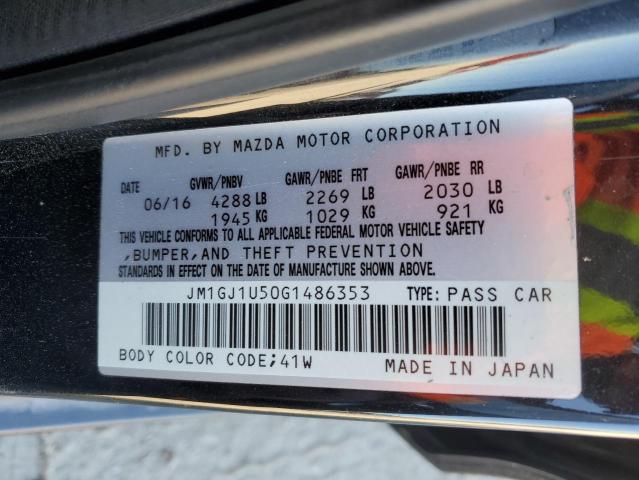 JM1GJ1U50G1486353 - 2016 MAZDA 6 SPORT BLACK photo 13