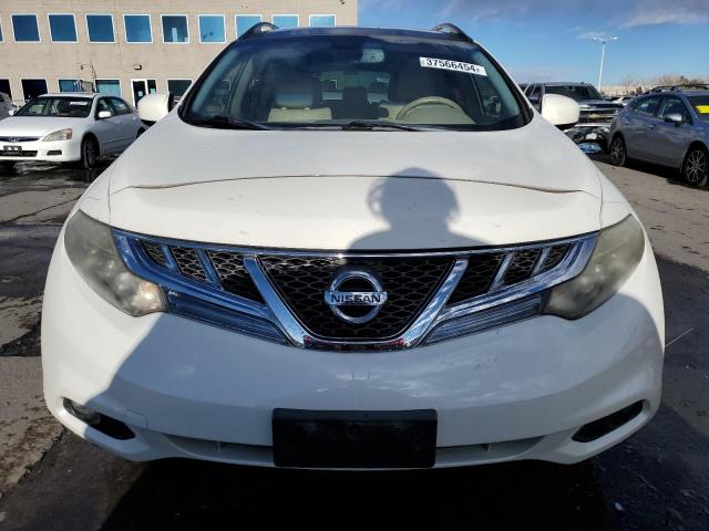 JN8AZ1MW5CW225924 - 2012 NISSAN MURANO S WHITE photo 5