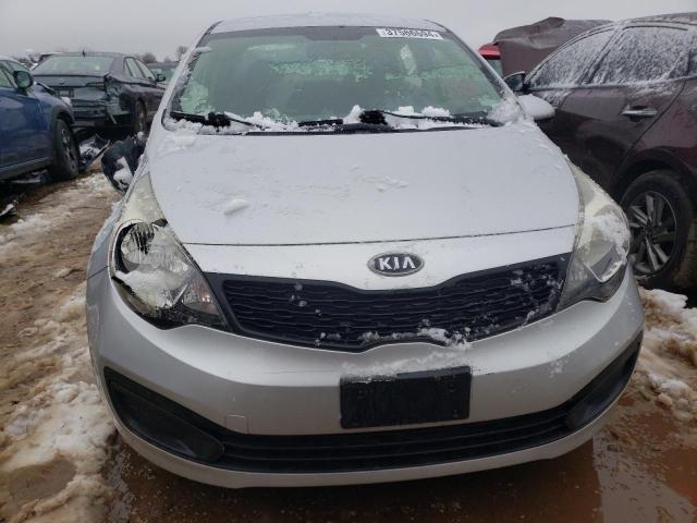 KNADM4A39D6127030 - 2013 KIA RIO LX SILVER photo 5