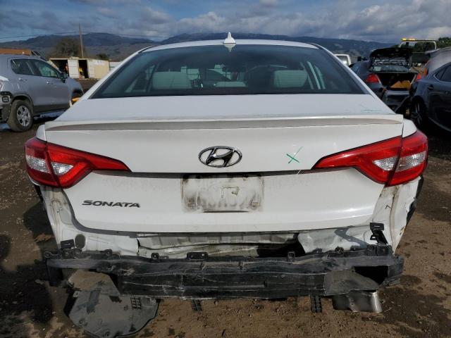 5NPE24AFXFH036428 - 2015 HYUNDAI SONATA SE WHITE photo 6