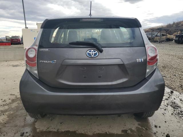 JTDKDTB32E1063771 - 2014 TOYOTA PRIUS C CHARCOAL photo 6