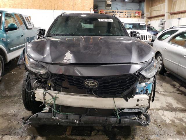 5TDLZRBH4NS205657 - 2022 TOYOTA HIGHLANDER XSE GRAY photo 5