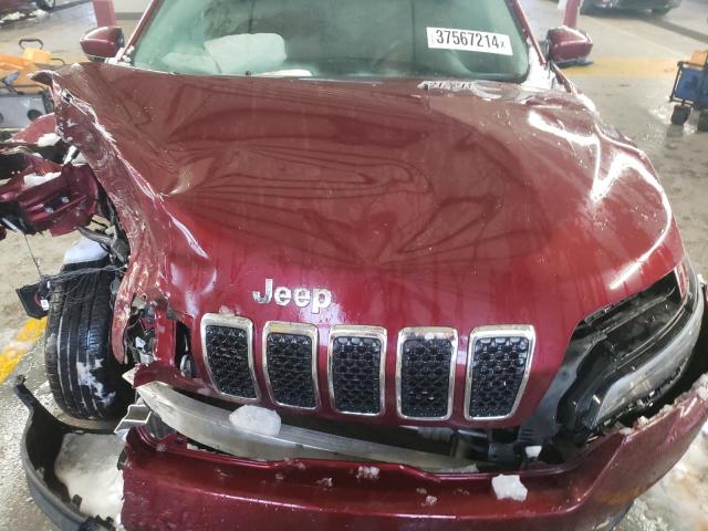 1C4PJMLB0LD602569 - 2020 JEEP CHEROKEE LATITUDE PLUS RED photo 12