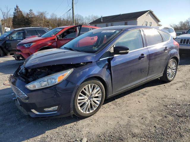 1FADP3N21HL252381 - 2017 FORD FOCUS TITANIUM BLUE photo 1