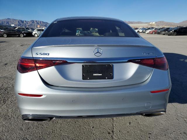 W1K6G7GB7NA070611 - 2022 MERCEDES-BENZ S 580 4MATIC SILVER photo 6