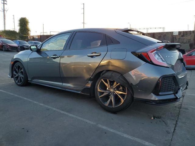 SHHFK7H99KU412596 - 2019 HONDA CIVIC SPORT TOURING GRAY photo 2
