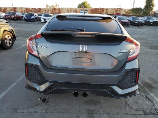 SHHFK7H99KU412596 - 2019 HONDA CIVIC SPORT TOURING GRAY photo 6