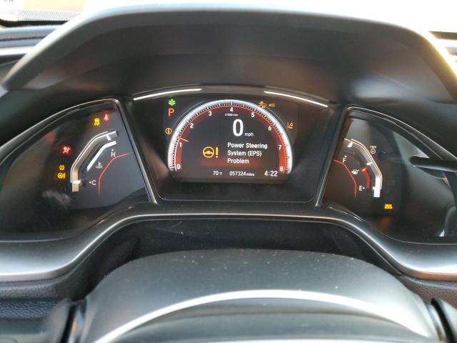 SHHFK7H99KU412596 - 2019 HONDA CIVIC SPORT TOURING GRAY photo 9