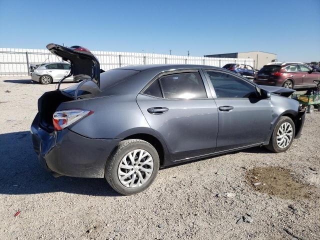 5YFBURHE0JP815369 - 2018 TOYOTA COROLLA L GRAY photo 3