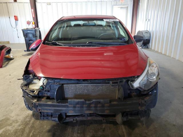 KNAFX4A63E5140082 - 2014 KIA FORTE LX RED photo 5