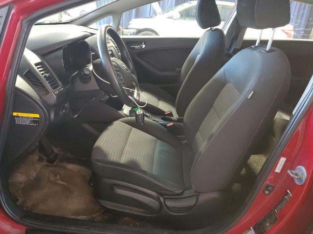 KNAFX4A63E5140082 - 2014 KIA FORTE LX RED photo 7