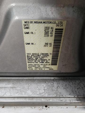 1N4AL3AP2EC403918 - 2014 NISSAN ALTIMA 2.5 SILVER photo 12