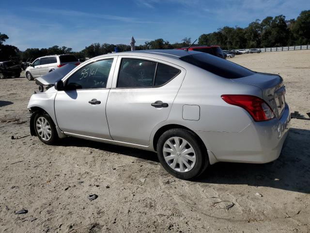 3N1CN7AP0FL938615 - 2015 NISSAN VERSA S SILVER photo 2