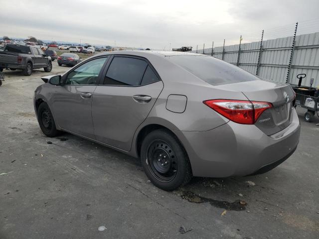 5YFBURHE1EP167482 - 2014 TOYOTA COROLLA L GRAY photo 2