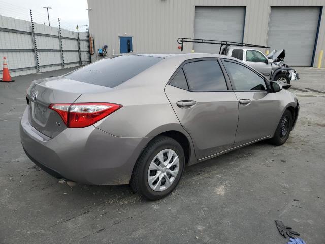 5YFBURHE1EP167482 - 2014 TOYOTA COROLLA L GRAY photo 3