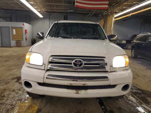 5TBBT44166S480750 - 2006 TOYOTA TUNDRA ACCESS CAB SR5 WHITE photo 5