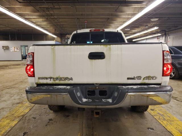 5TBBT44166S480750 - 2006 TOYOTA TUNDRA ACCESS CAB SR5 WHITE photo 6