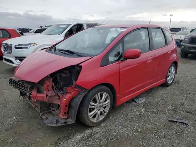 JHMGE88469S063948 - 2009 HONDA FIT SPORT RED photo 1