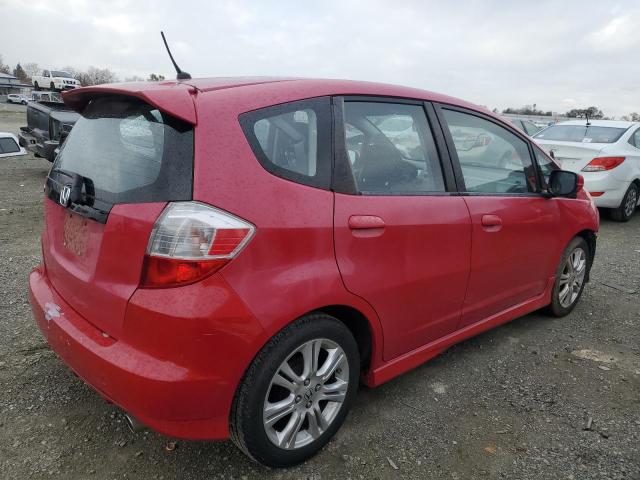 JHMGE88469S063948 - 2009 HONDA FIT SPORT RED photo 3