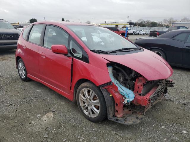 JHMGE88469S063948 - 2009 HONDA FIT SPORT RED photo 4