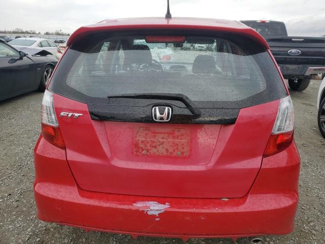 JHMGE88469S063948 - 2009 HONDA FIT SPORT RED photo 6