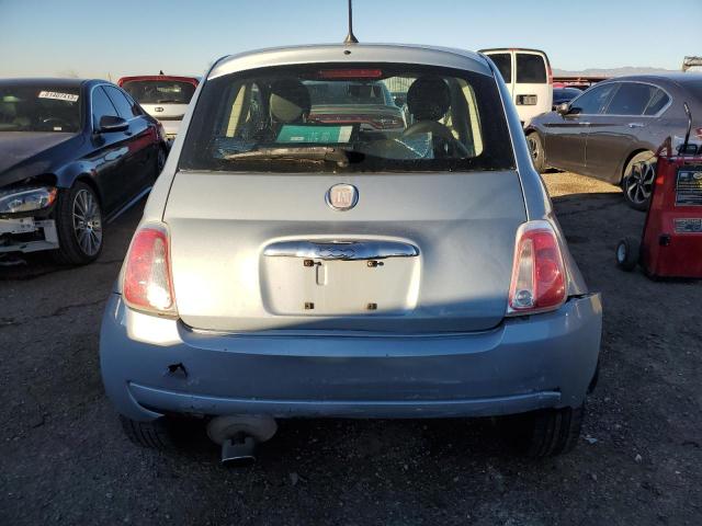 3C3CFFAR3DT534263 - 2013 FIAT 500 POP SILVER photo 6