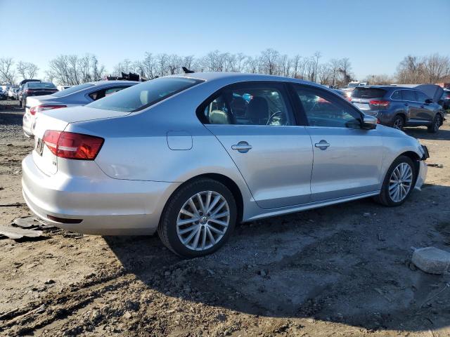 3VWD17AJ4FM233025 - 2015 VOLKSWAGEN JETTA SE SILVER photo 3