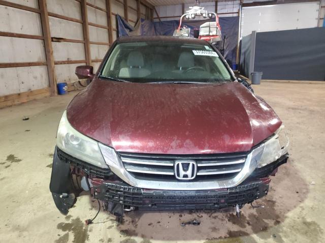 1HGCR2F78EA029218 - 2014 HONDA ACCORD EX BURGUNDY photo 5