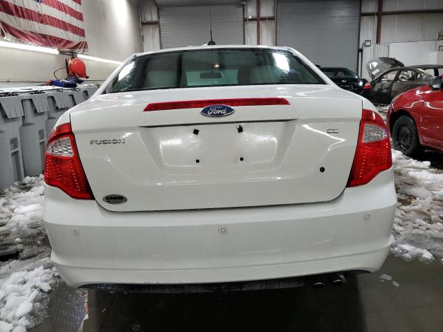 3FAHP0HA5BR331533 - 2011 FORD FUSION SE WHITE photo 6