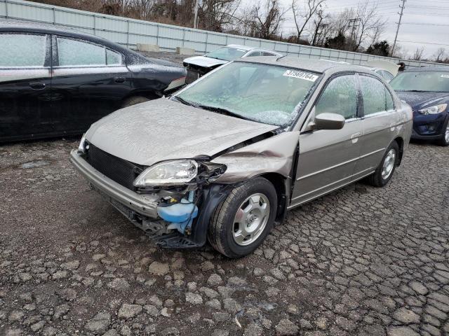 JHMES96645S013571 - 2005 HONDA CIVIC HYBRID BEIGE photo 1