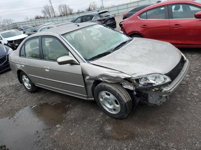 JHMES96645S013571 - 2005 HONDA CIVIC HYBRID BEIGE photo 4