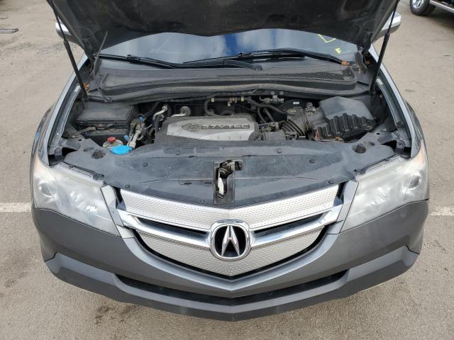 2HNYD28618H543306 - 2008 ACURA MDX TECHNOLOGY GRAY photo 12