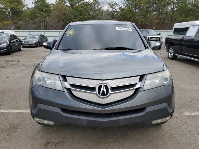 2HNYD28618H543306 - 2008 ACURA MDX TECHNOLOGY GRAY photo 5