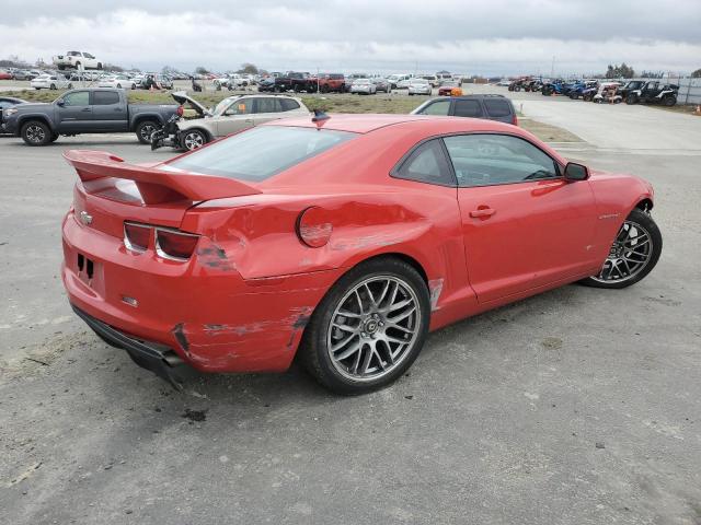 2G1FE1E36C9190653 - 2012 CHEVROLET CAMARO LS RED photo 3